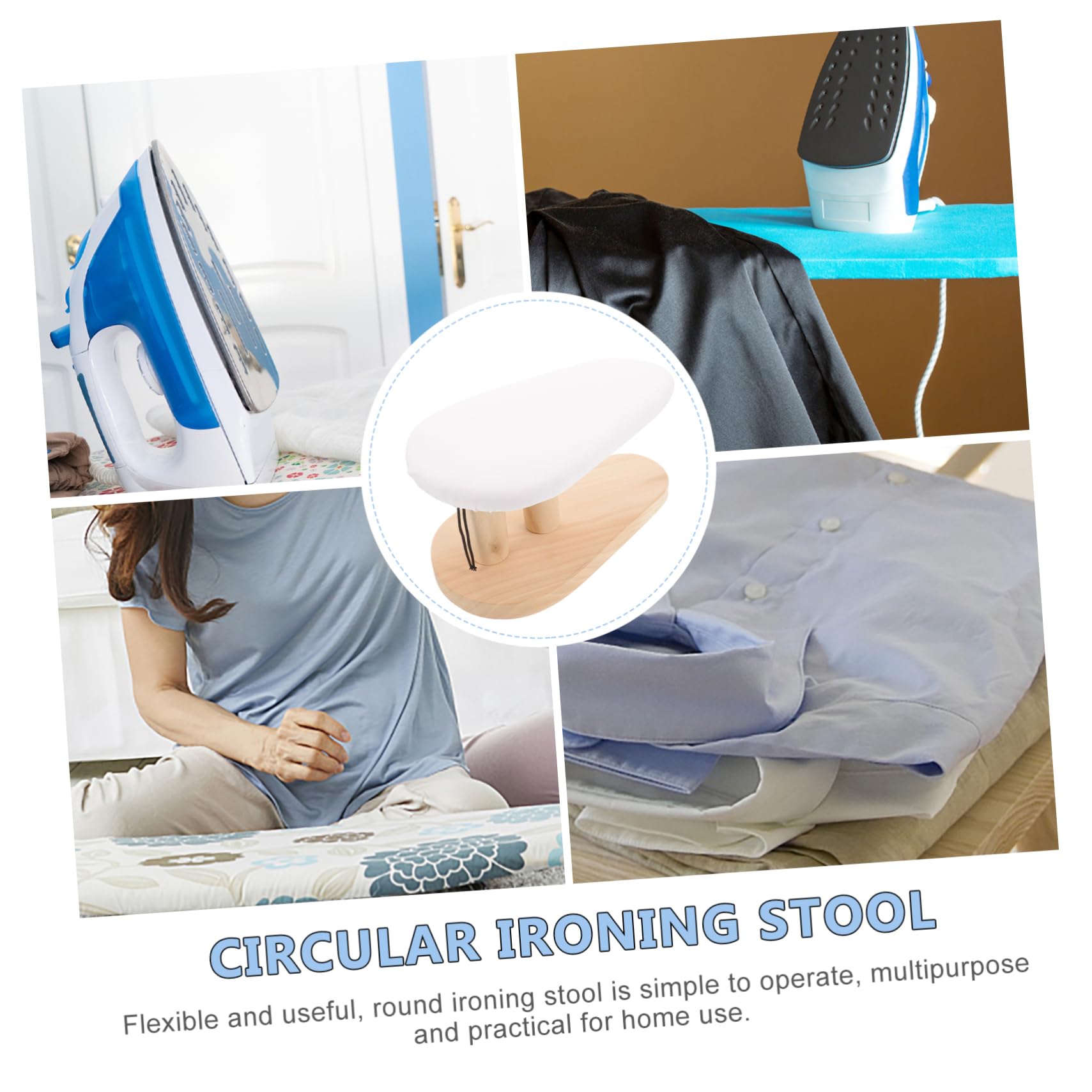 Multifunktionales Bügelbrett mit Stoffbezug für Kleidung | Kinderbekleidung und Textilien, Einfache Form mit Gepolsterter Auflage, Professionelles Finish
