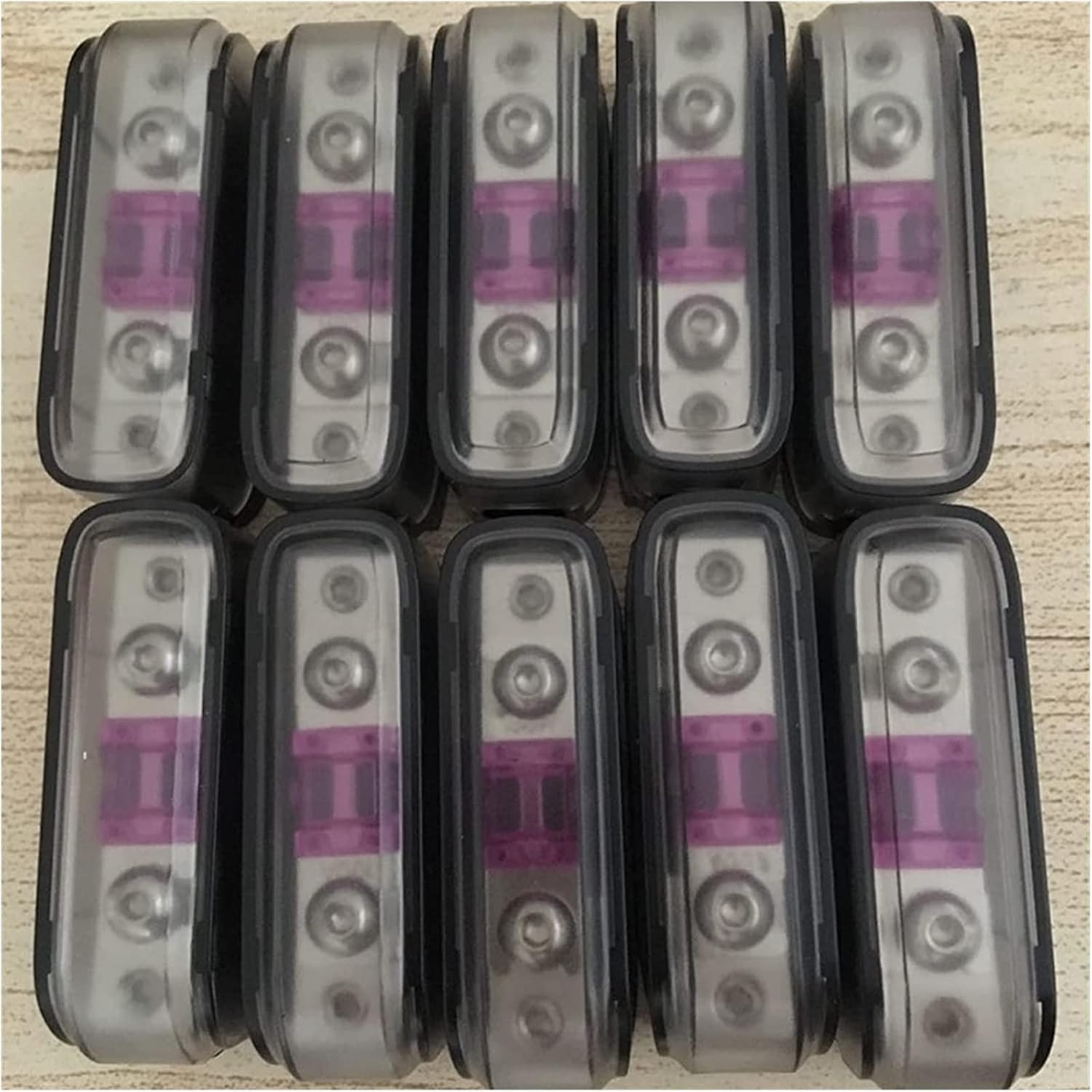 10PCS/LOT Mini ANL Fuse Holder Bolt-on Fuse Automotive Fuse Holders Fusible Link with Fuse 20A to 100A (Size : with 10pcs 20A Fuse)