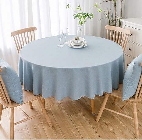 Amazon Pirnsdg テーブルクロス 水色 食卓カバー おしゃれ モノトーン モダン 長方形 祝日の贈り物 清潔簡単 汚れ防止 傷防止 速乾 家庭用 テーブルカバー 業務用 グレー 70 70cm 綿麻 食卓カバー 野外フェス キャンプ 240cm アウドドア マルチカバー キッチン用品