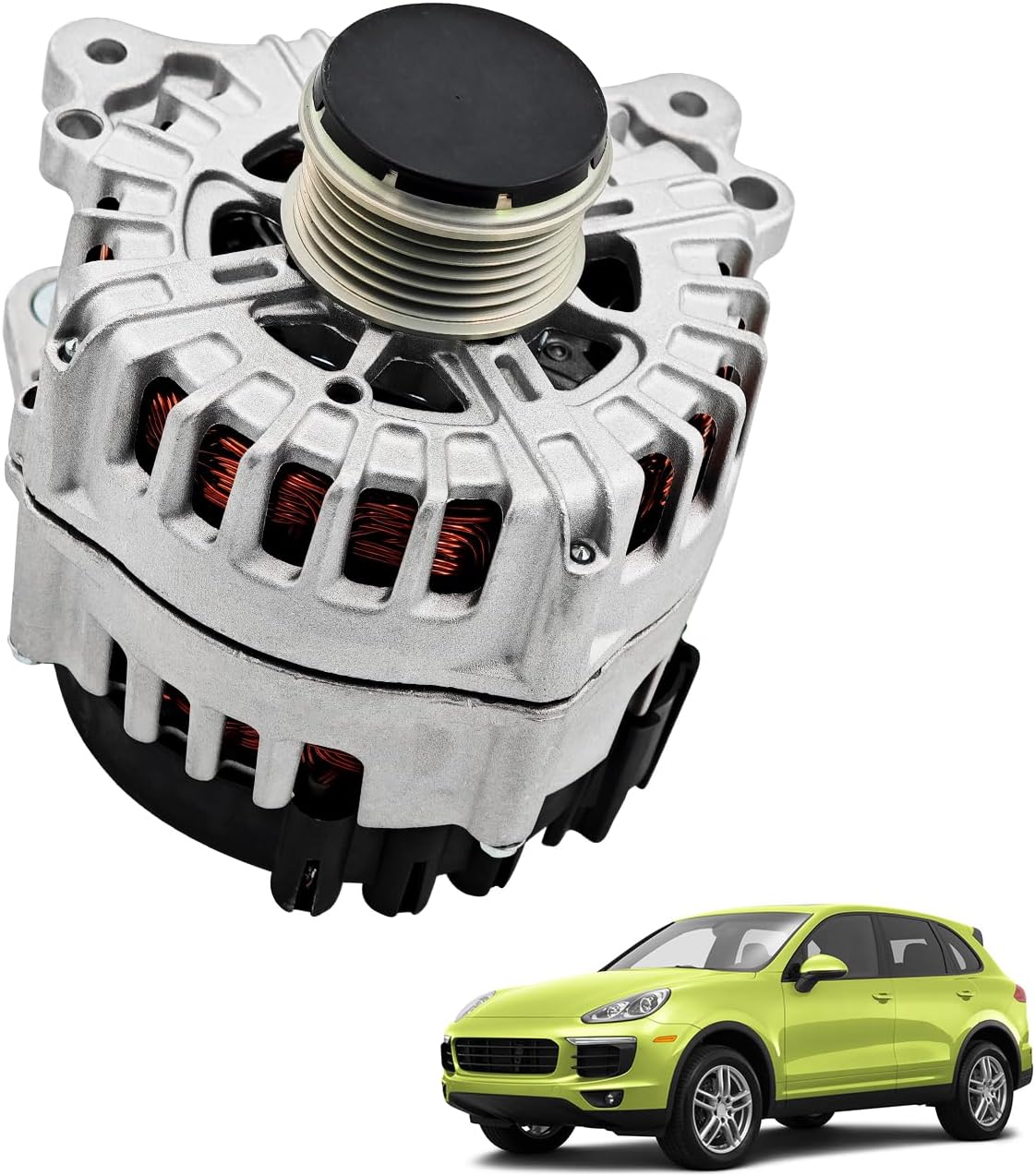 230A 12V 059903023L Alternator Compatible with Porsche Cayenne for VW Touareg 3.0L 2013 2014 2015 2016 Replace FGN23S075 059903023N