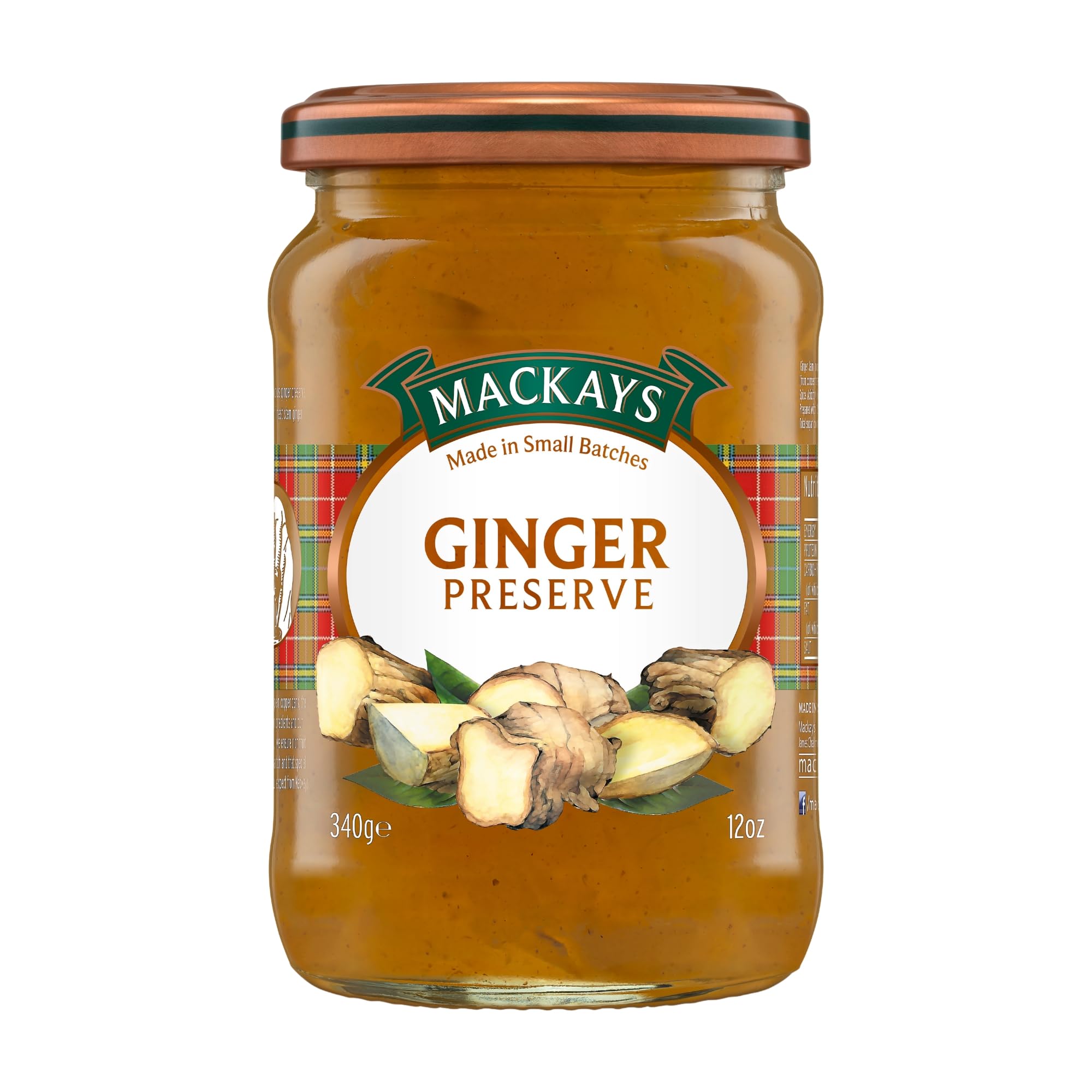 MACKAYS GINGER PRESERVE 340G