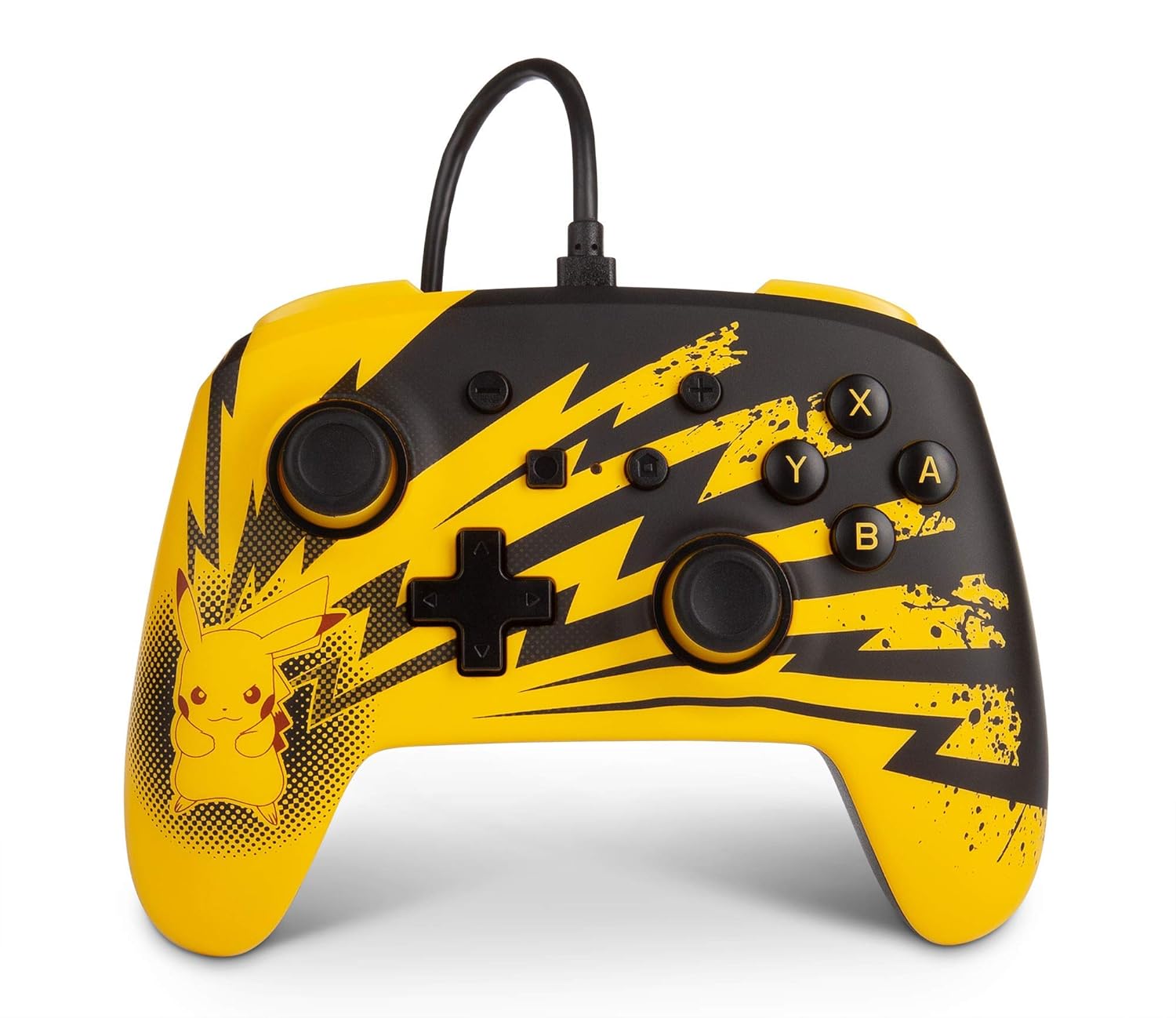 PowerA Enhanced Wired Controller for Nintendo Switch - Mario White, Gamepad, Wired Video Game Controller, Gaming Controller - Nintendo Switch (Renewed)
