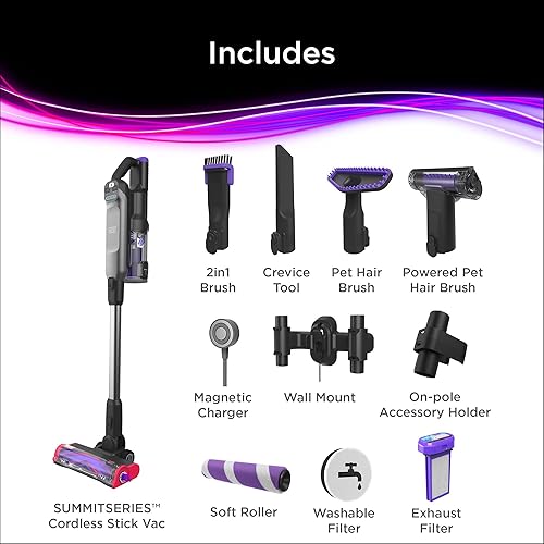 Miniatura 2 de BLACK+DECKER SUMMITSERIES - Aspiradora inalámbrica seleccionada para mascotas con cepillo de pelo de mascotas, luces LED de suelo, ligero, portátil
