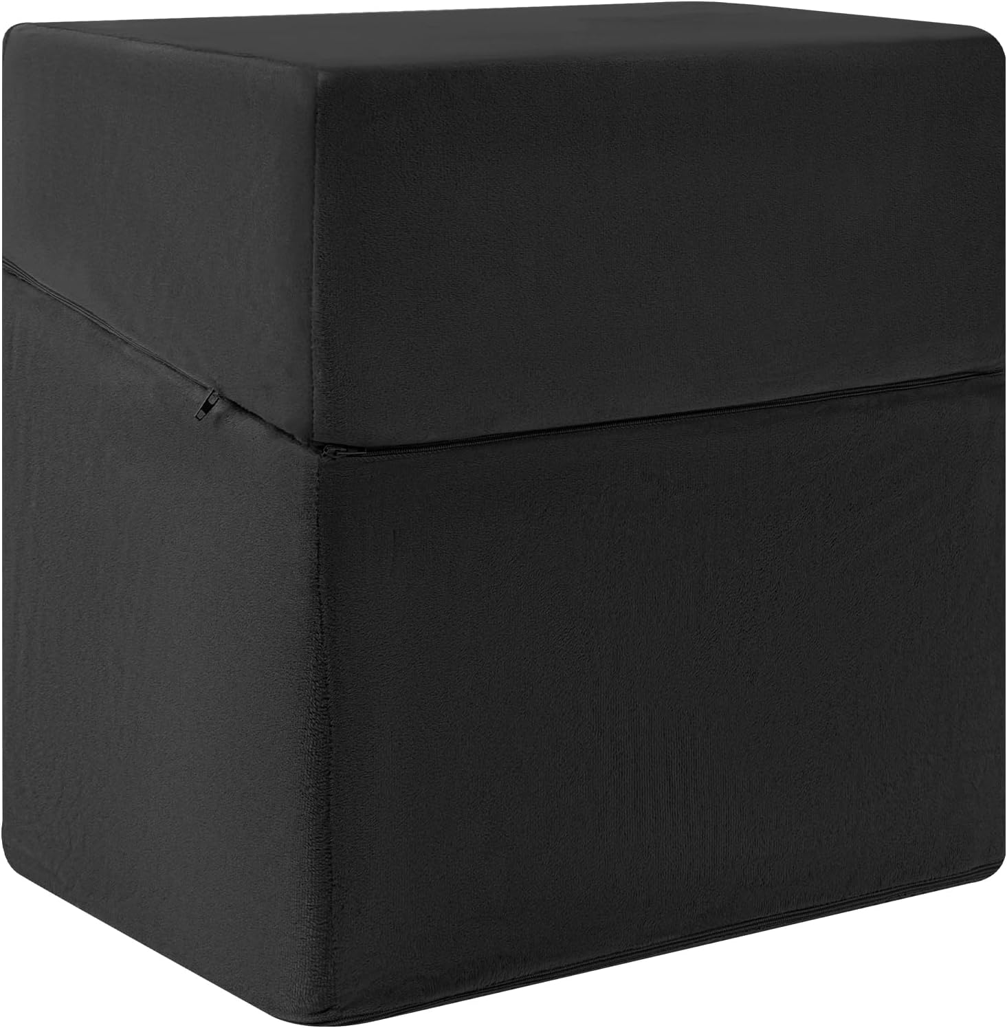 Adjustable Foot Rest for Under Desk at Work,Suitable for Offices Gaming Homes Air Travel and Features a Zippered Connection Design and Under Desk Leg Rest,Removable and Washable Fabric Cover (Gray)