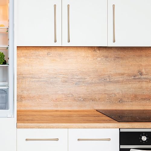 Miniatura 10 de COTYKILEY Paquete de 6 manijas de gabinete de cocina de níquel satinado cepillado de 7 pulgadas (6.969 in), tiradores plateados para puertas de