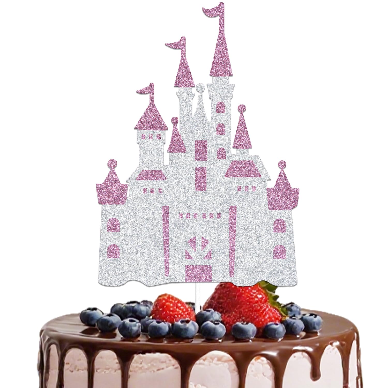 Castle Cake Topper - Castle Birthday Decorations - Princess Birthday Decorations