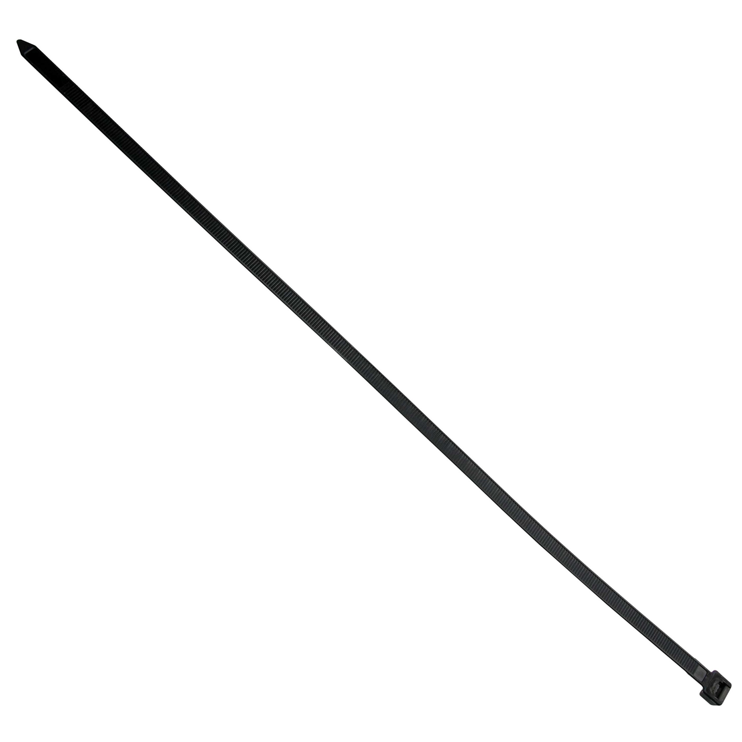 RAZCC Kabelbinder 1200 Stück – Schwarz, 40,6 Cm, 31,8 Kg Zugfestigkeit, Selbstsichernd