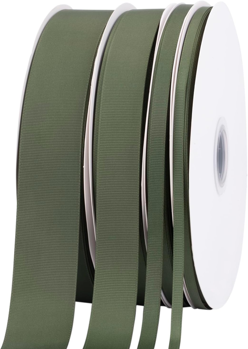 1-1/2 inch Solid Moss Grosgrain Ribbon 100 Yards, Perfect for Gift Wrapping, Crafts, Bows Making, Sewing, Wreaths, Hair Accessories and Wedding Decoration