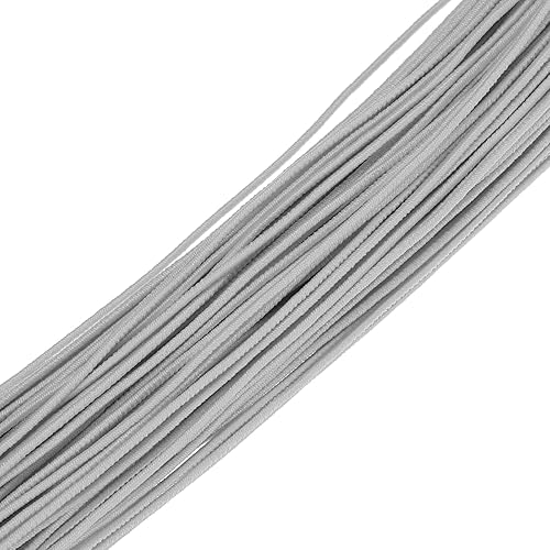 Vista 127 de PATIKIL Cuerda elástica elástica de 1/8 pulgadas, 11 yardas (0.118 in x 32.8 ft), color verde militar para manualidades, correas de gancho