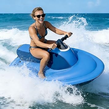 3-in-1 Electric Inflatable Jet Ski & Underwater Scooter - 500W Brushless Motor, 10000mAh/16000mAh Battery, 9km/h Speed, 360 Handle, Remote Control for Kayak, Diving, Snorkeling