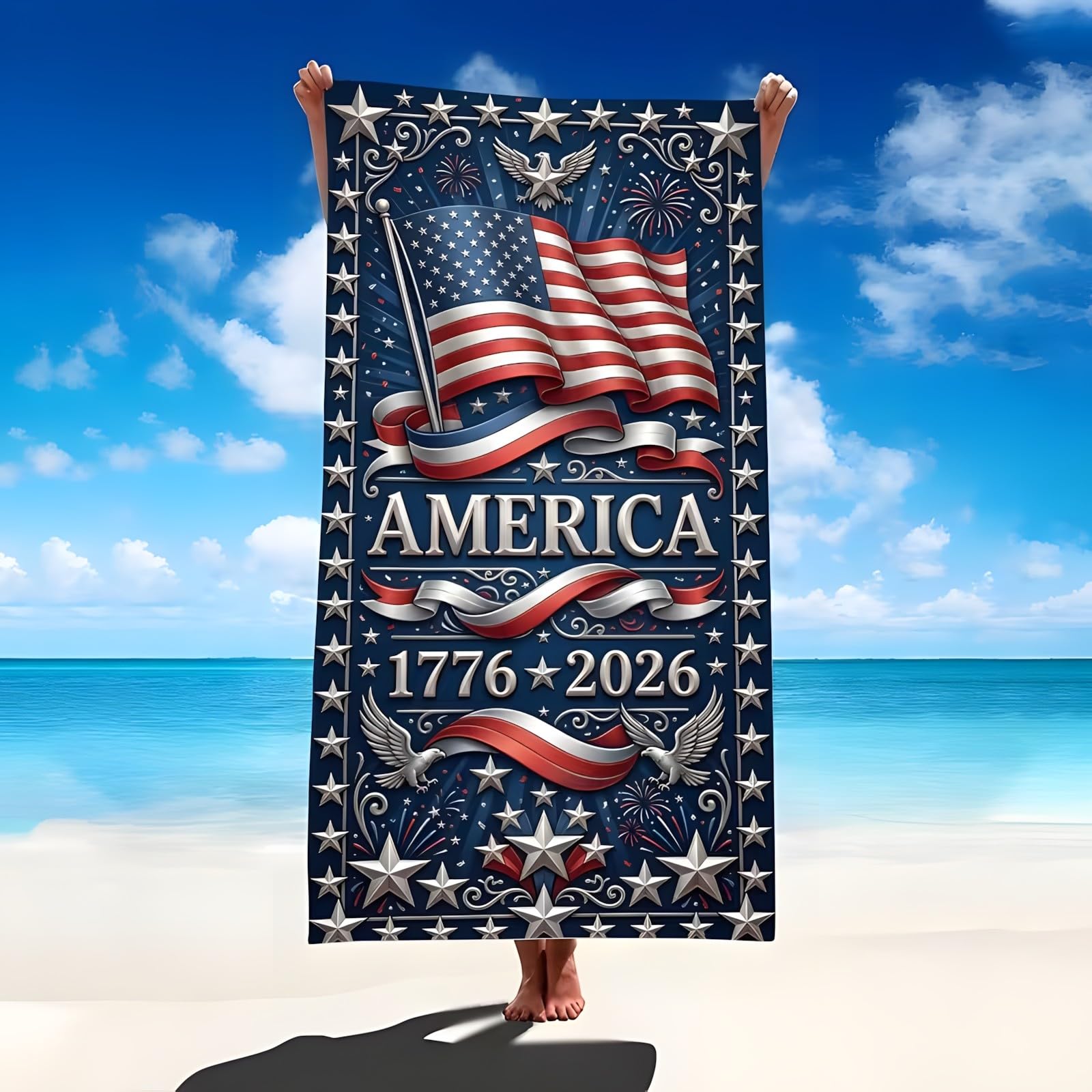 YZQGLHP 1 Microfibre Beach Towel 1 Beach Bath Towel Quick Drying, Lightweight, Sand-Free, Durable, for Pool, Gym, Camping, Travel Towel 80x180cm