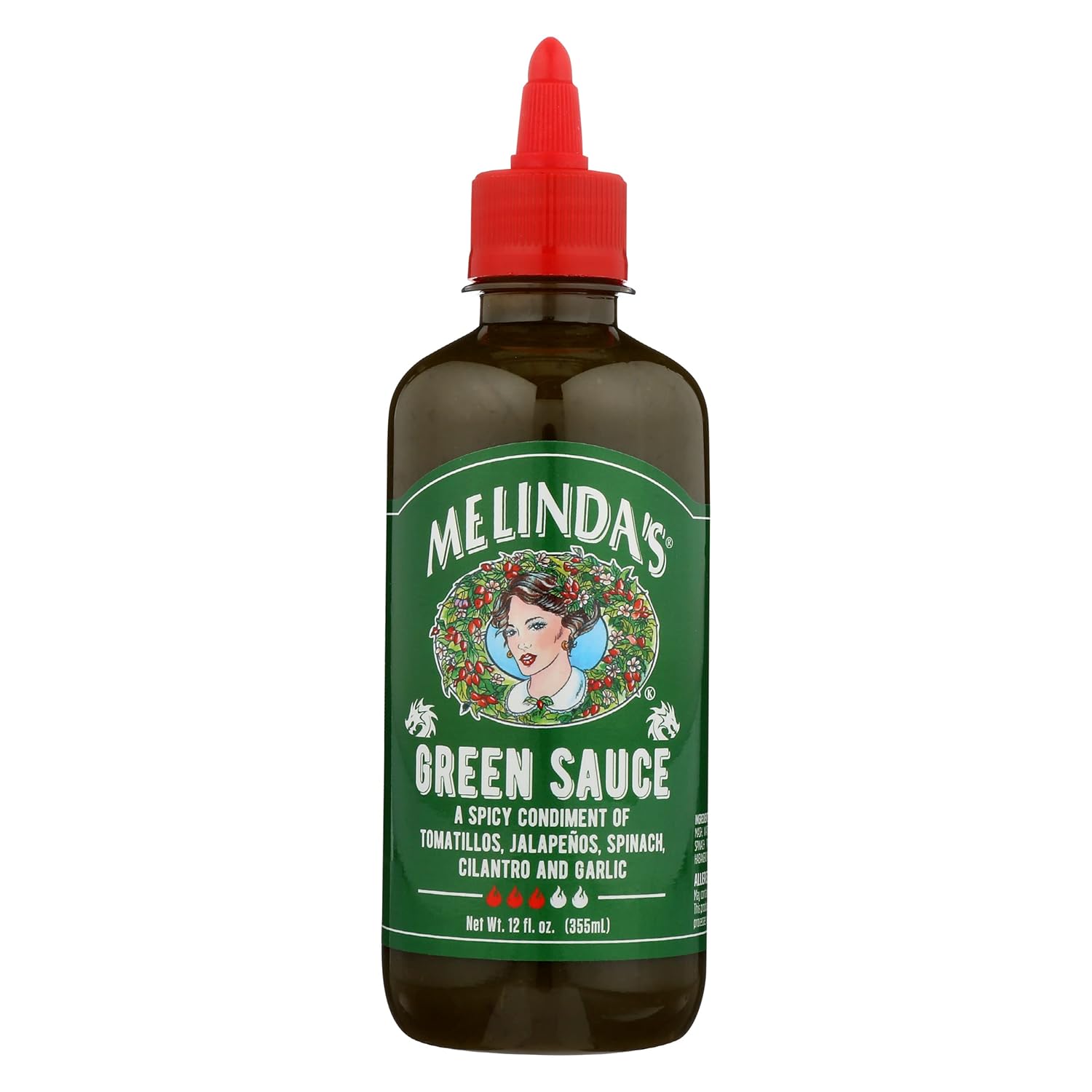 Melinda’s Asian Green Hot Sauce, Vegan, 12 Ounces (Pack Of 6)
