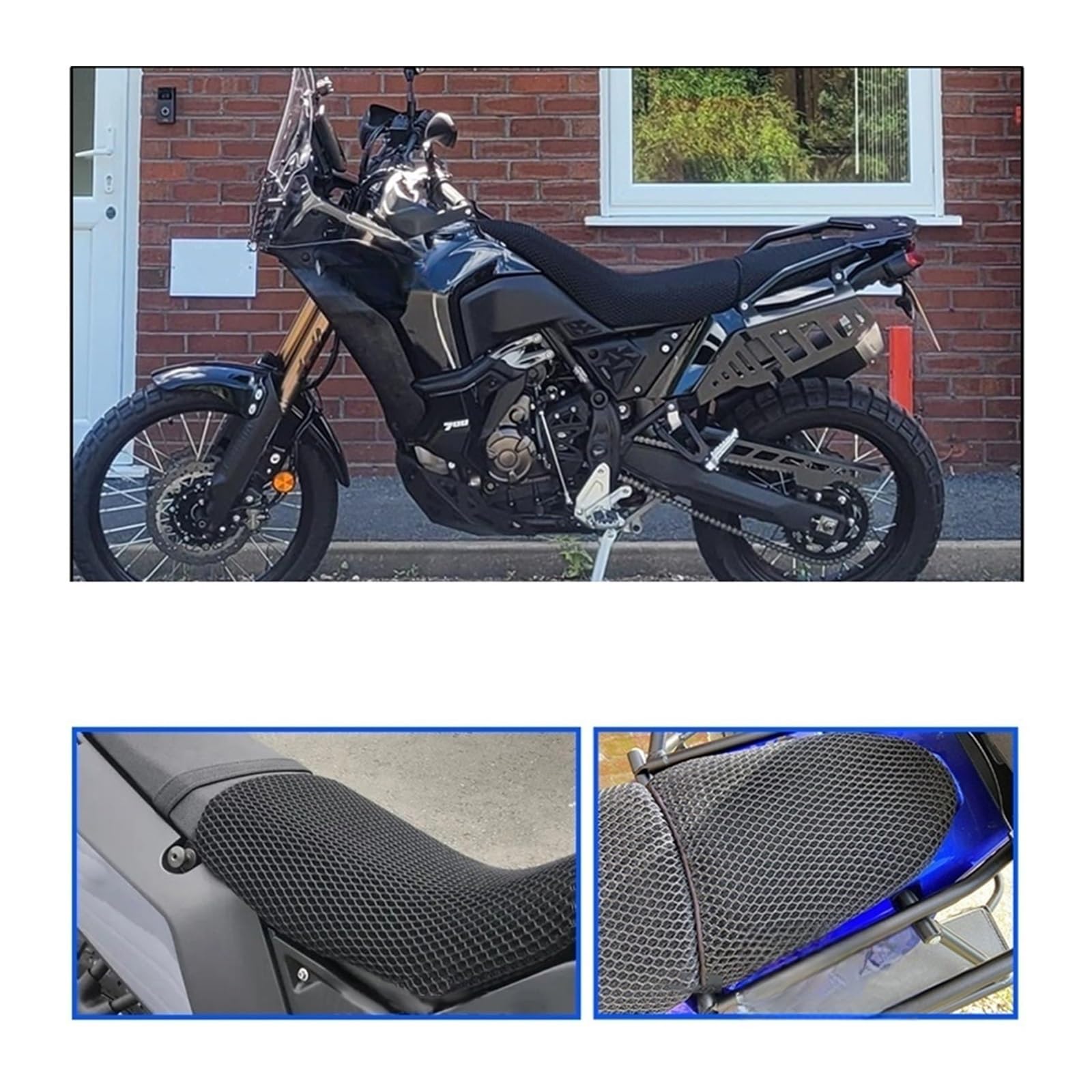 Fodera Sella Moto Coprisedili Per Accessori Raid Per Tenere 700 2022 T700 T7 Coprisedile Per Sedile