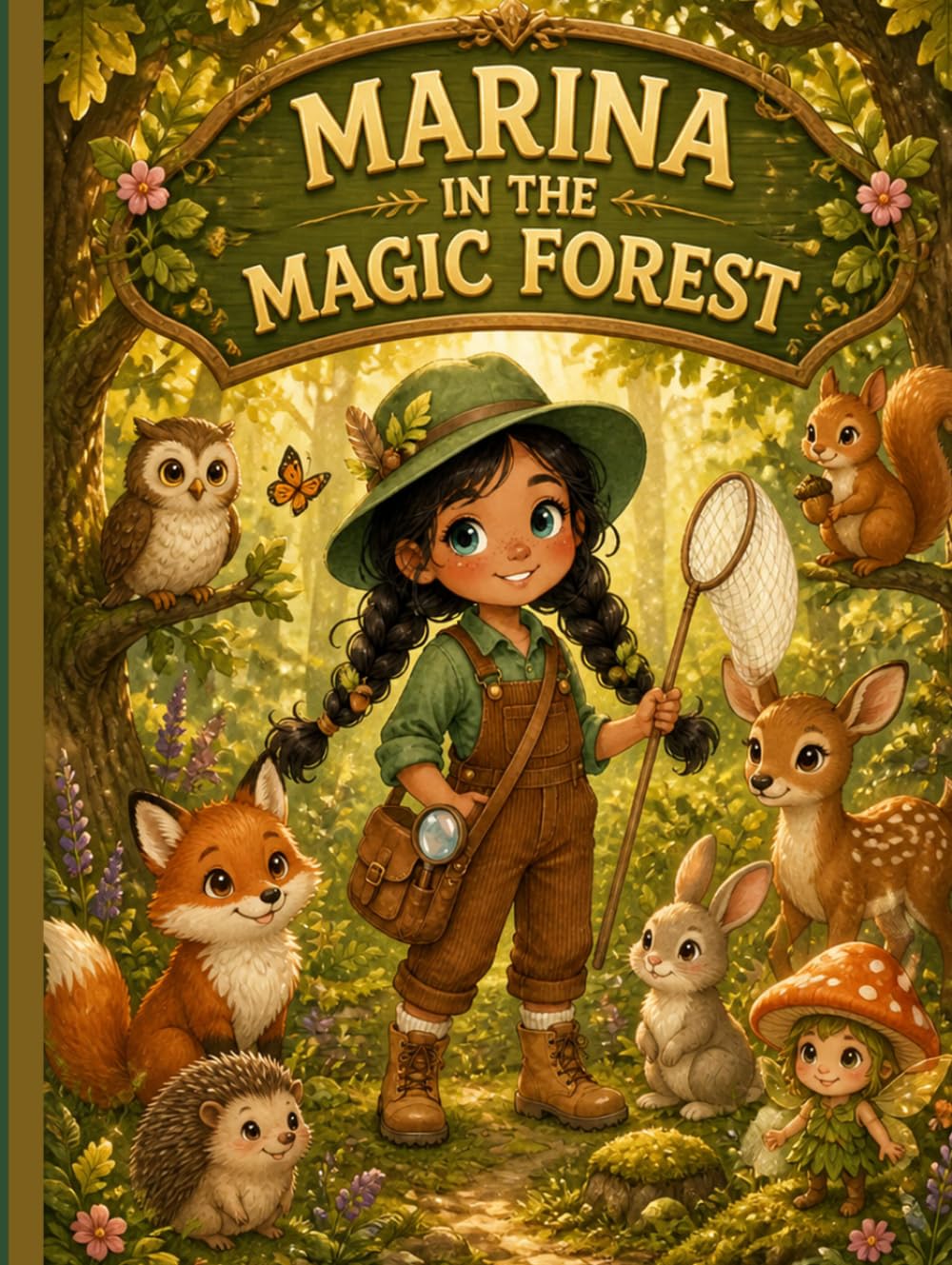 Marina in the Magic Forest: A Rhyming Adventure with 50 Woodland Creatures for Curious Kids Ages 4-8 | Discover Foxes, Owls, Bears, Butterflies and ... in This Beautiful Bedtime Picture Book