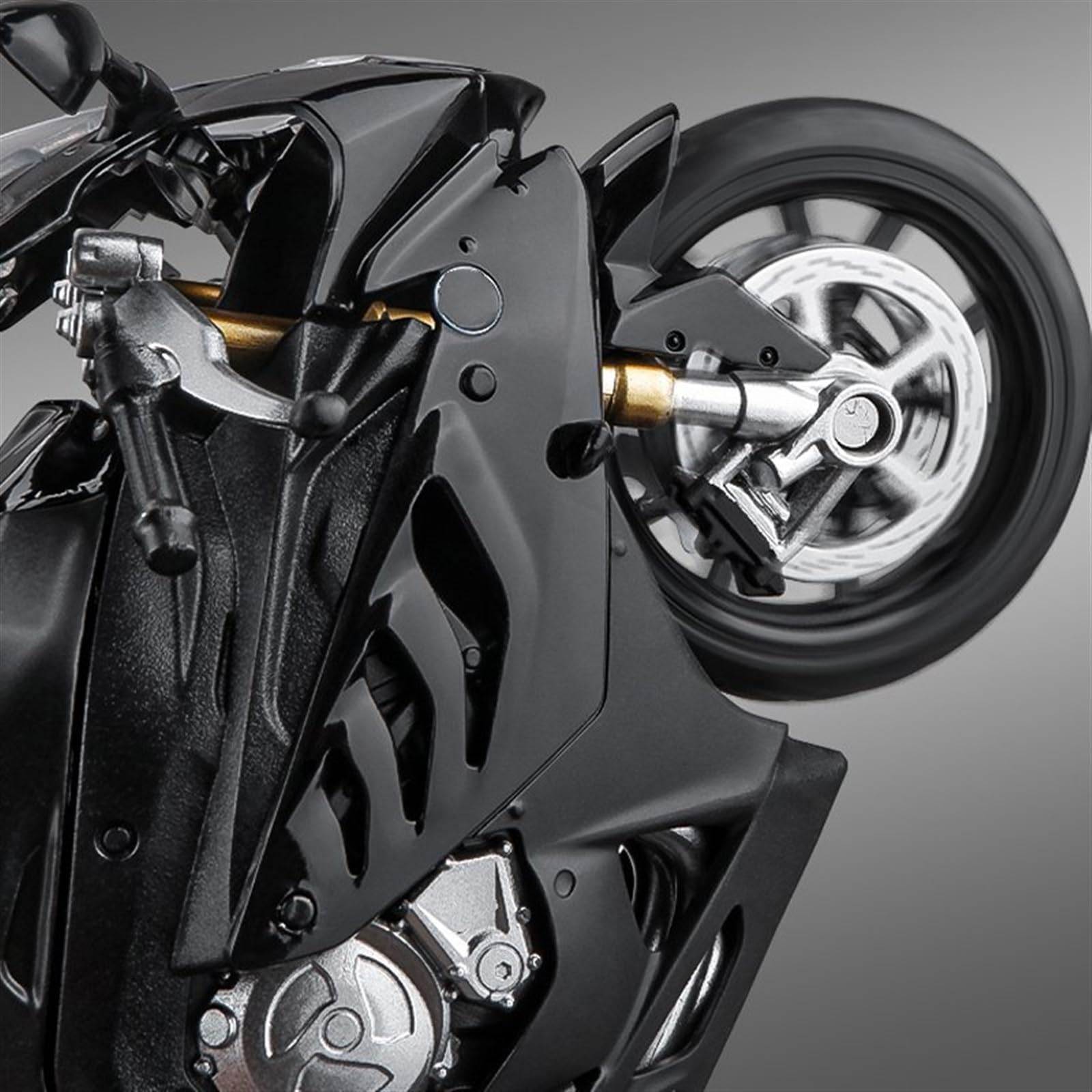 Couleur Bleu sans boîte Modèle de moto de course en alliage GSX-R1000