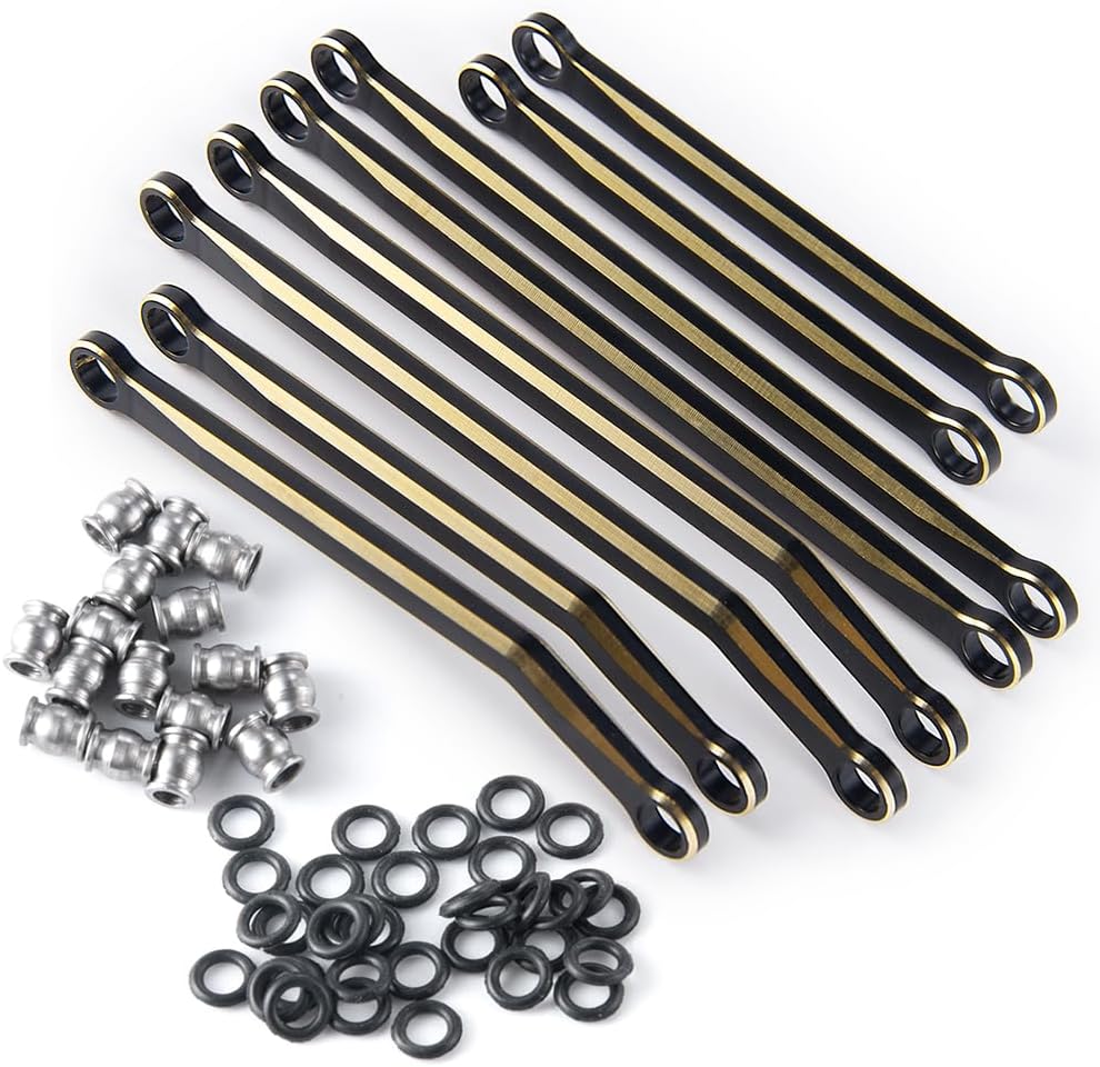 High Clearance Chassis Links Aluminum Alloy Links Set for TRX4M Defender Bronco Upgrades 1/18 RC Crawler Car
