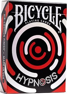 Hypnosis Specialty Playing Cards, Red, Black, White Playing Card Deck