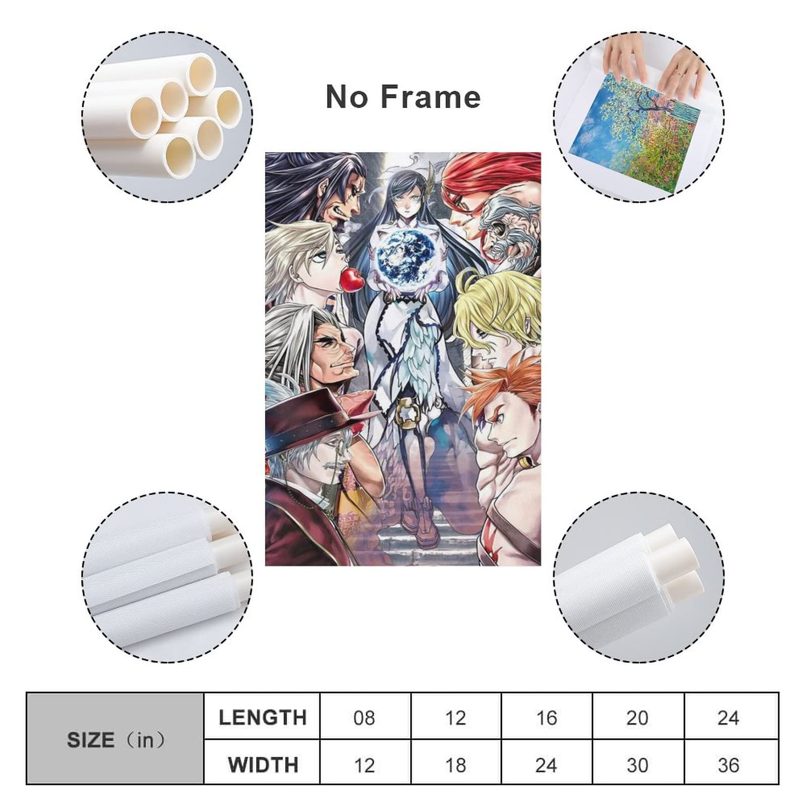 Amazon.com: JIANLE Record of Ragnarok Posters Japanese Adventure