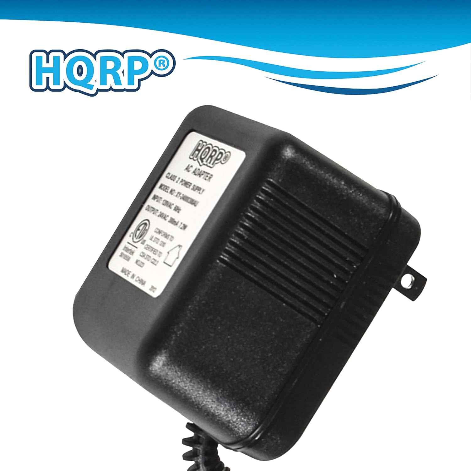 HQRP 24V AC Adapter Transformer Compatible with Ring Nest August Remo+ RemoBell S Doorbell, Hive Thermostat C-Wire, 25ft Cable