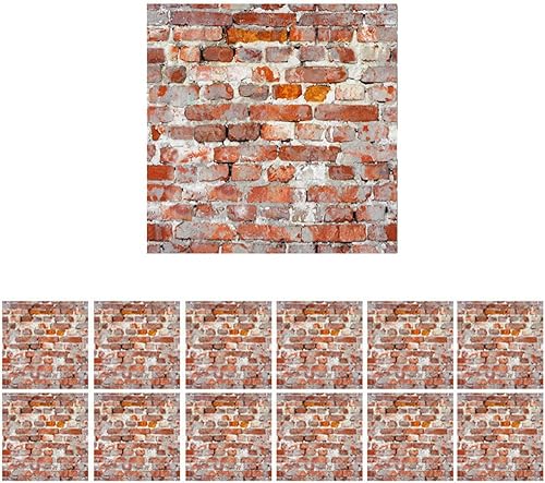 SAMCAMI Accesorios para casa de muñecas en miniatura, papel tapiz y suelo de casa de muñecas autoadhesivos, accesorios para casa de muñecas mini