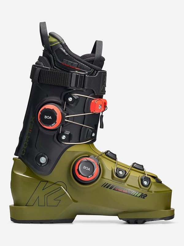 Botas de esquí Cortex 120 Zonal BOA para hombre | GripWalk, horma de 97 mm, volumen bajo, flexibilidad extra rígida, botín termomoldeable