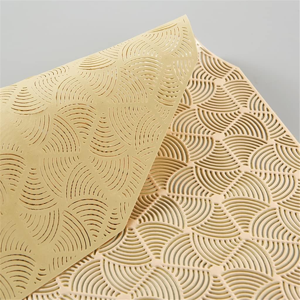 10 Pcs Table Mats Pads Hollow Out Placemats Heat Mats Coffee Place Mats for Dining Kitchen Decor(Black)