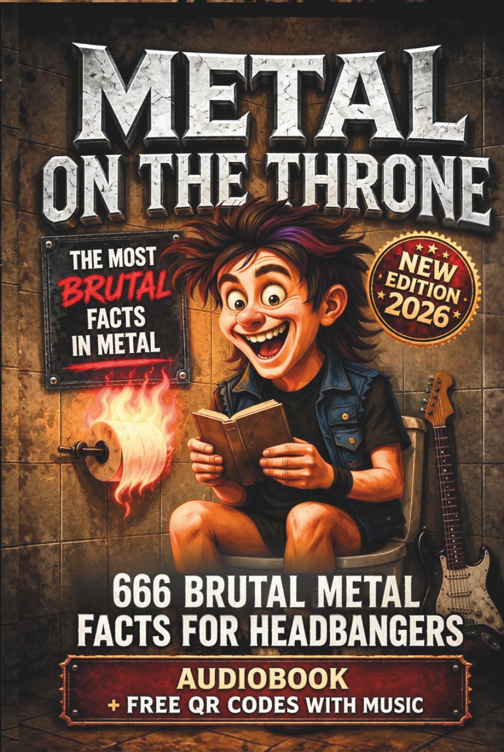 Metal on the Throne – 666 Brutal Facts for True Headbangers: The Ultimate Heavy Metal Trivia Bathroom Book (Metal en el Trono)