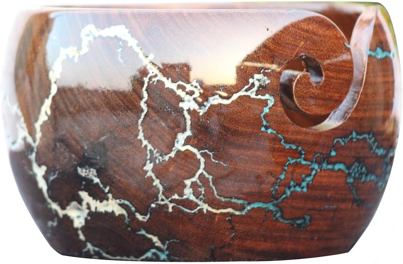 Hand-Carved Wooden Crochet Hooks - Rosewood Handle Crochet Hook Knit Craft Knitting Needle Weave Yarn/Best Gift - Ergonomic Soft Handle Crochet Hooks (Set of 13 PCS)