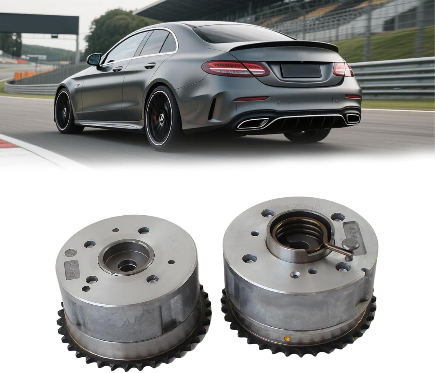 Camshaft VVT Timing Gear fits for Accent 1.6L 2011-2019, Veloster 1.6L 2011-2017, for Kia Rio 1.6L 2011-2019, Forte 2013-2016, 2010-2014 Sportage 1.6L Replace OE 243502B600 243702B610