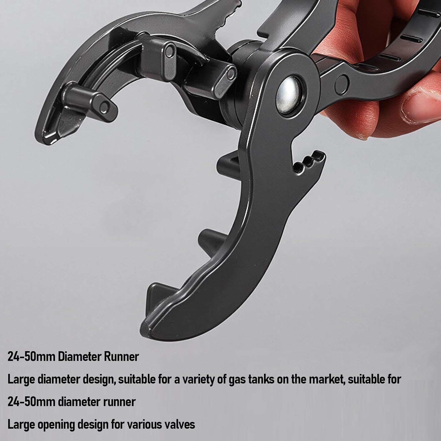 LiebeWH Gas Tank Wrench 5 in 1 Multifunctional Pressure Reducing Valve Tool Non Slip Handle for Propane Acetylene Cylinders