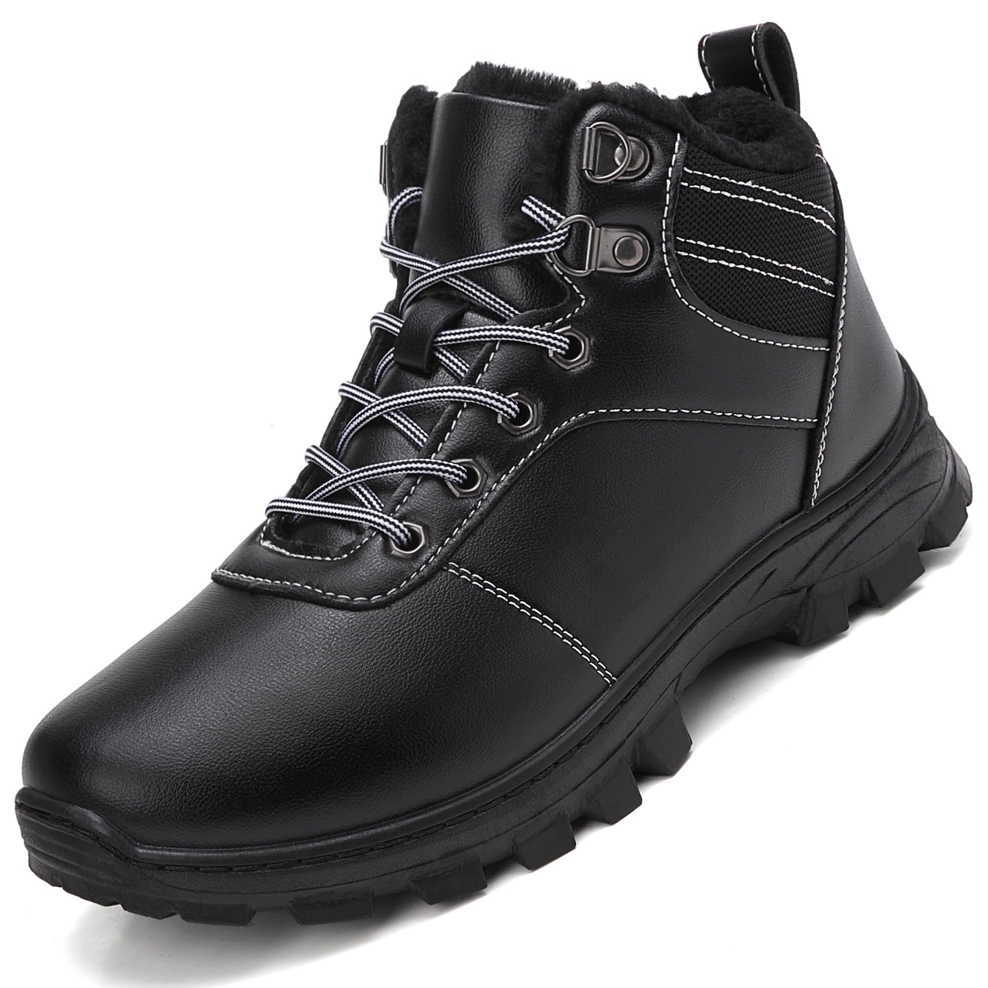 【20%OFF+50%OFF】【1,499円】 RUOMU 男女兼用 防水 防滑 ハイカット トレッキングシューズ スノーシューズ