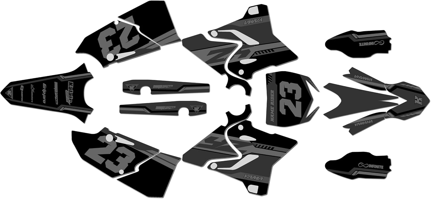 Graphics Kit for Yamaha YZ125 & YZ250 2015-21 Viper Series Blue 16 Mil - On/Off the Road - Dirt Pit Bike Motorcycle Sticker, Dirtbike Racing Decal Motocross Accessories no-Plastics
