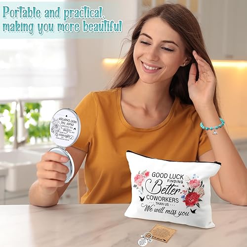 Miniatura 6 de Regalos de despedida, regalo de despedida para compañeras de trabajo, regalo de despedida de la suerte, caja de regalo de Navidad para compañera de