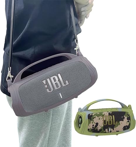 Miniatura 41 de JCHPINE Funda de silicona para altavoz Bluetooth portátil JBL Charge 5, soporte protector para accesorios de altavoces JBL Charge 5