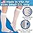Made in USA - Sheer Compression Socks for Women Circulation 15-20mmHg - Compression Knee High Stockings with Open Toe for Arthritis, Swelling, Lymphedema - White, Small - A111WH1
