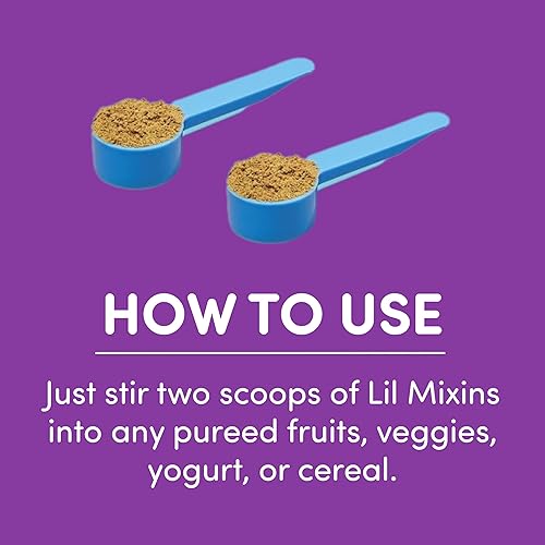 Miniatura 7 de Lil Mixins Introducción temprana de alérgenos, maní  Etapa del bebé 1-3, para edades de 4 meses a 12 meses  Tarro de 8.5 onzas, suministro de 4 meses
