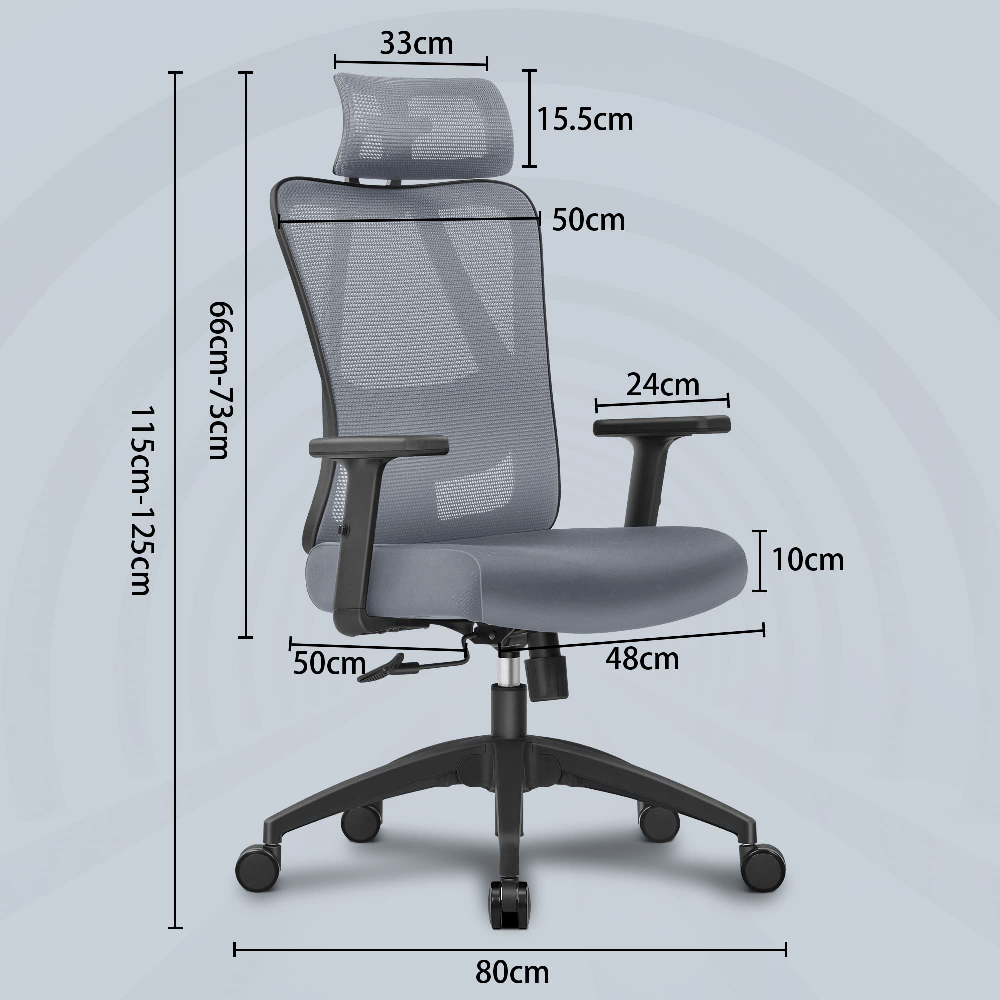 定価26980円⇒15120円】Primy オフィスチェア 人間工学椅子 事務椅子