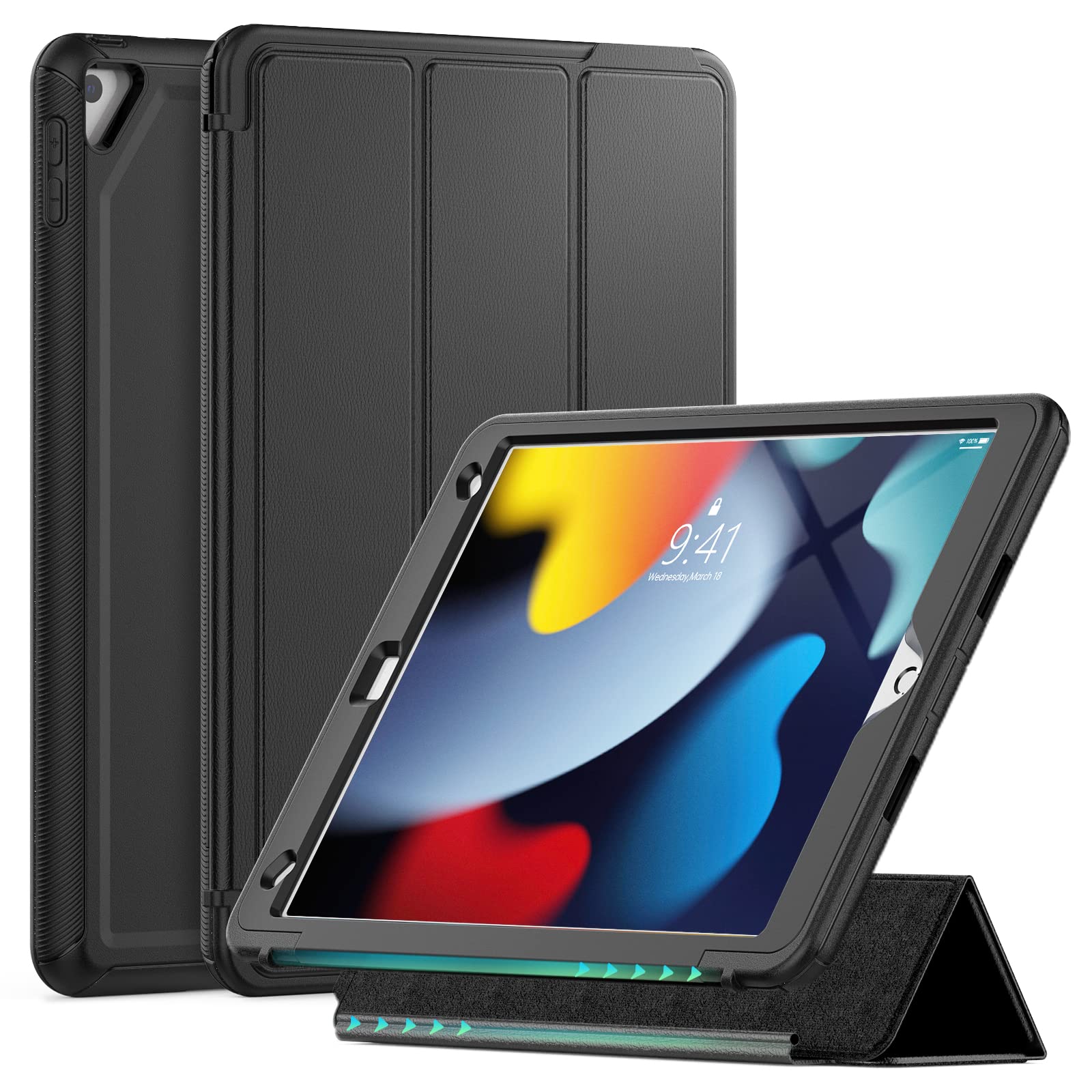 Amazon | SEYMAC stock iPad 第9/8/7世代 10.2インチ専用耐衝撃