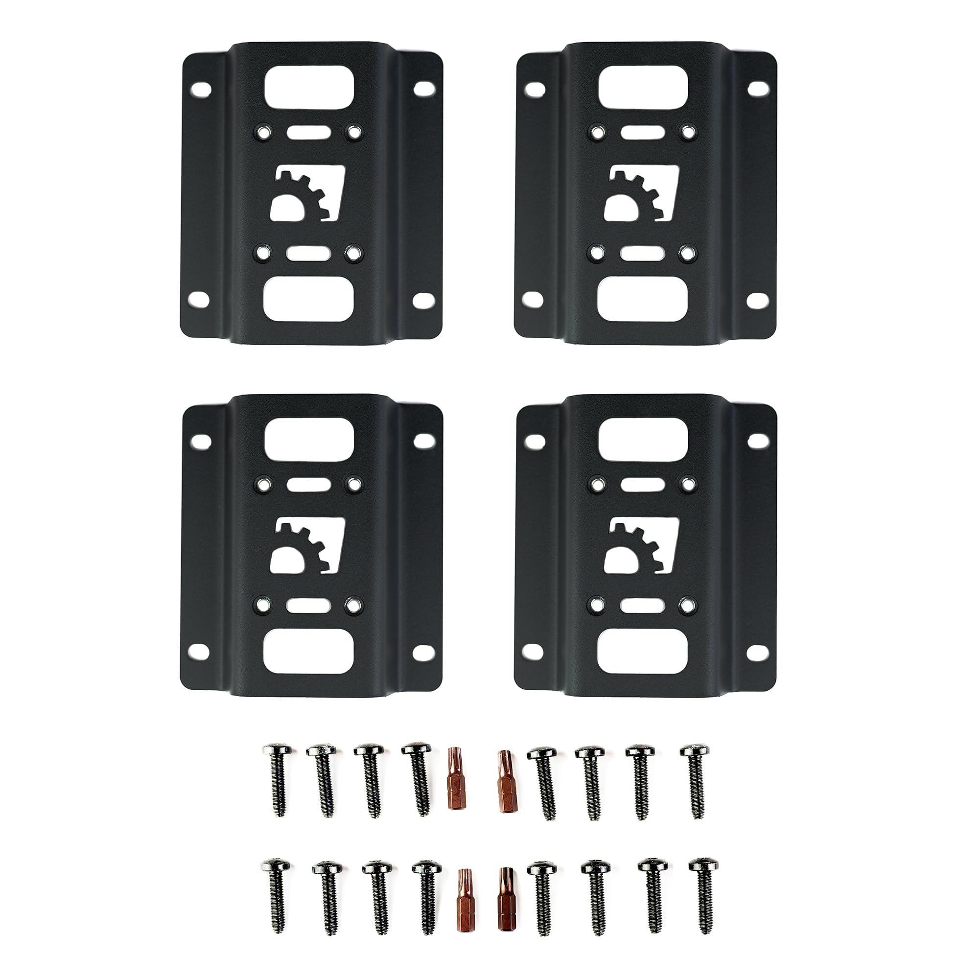 BoxLink Replacement Mounting Plates – Compatible with 2015+ F-150, Super Duty & Raptor – Secure Tie-Down Anchor Upgrade for Truck Bed Organization