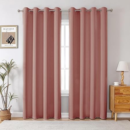 Buy Homestan Room Darkening Blackout Long Door Curtains 9 Feet Set of 2