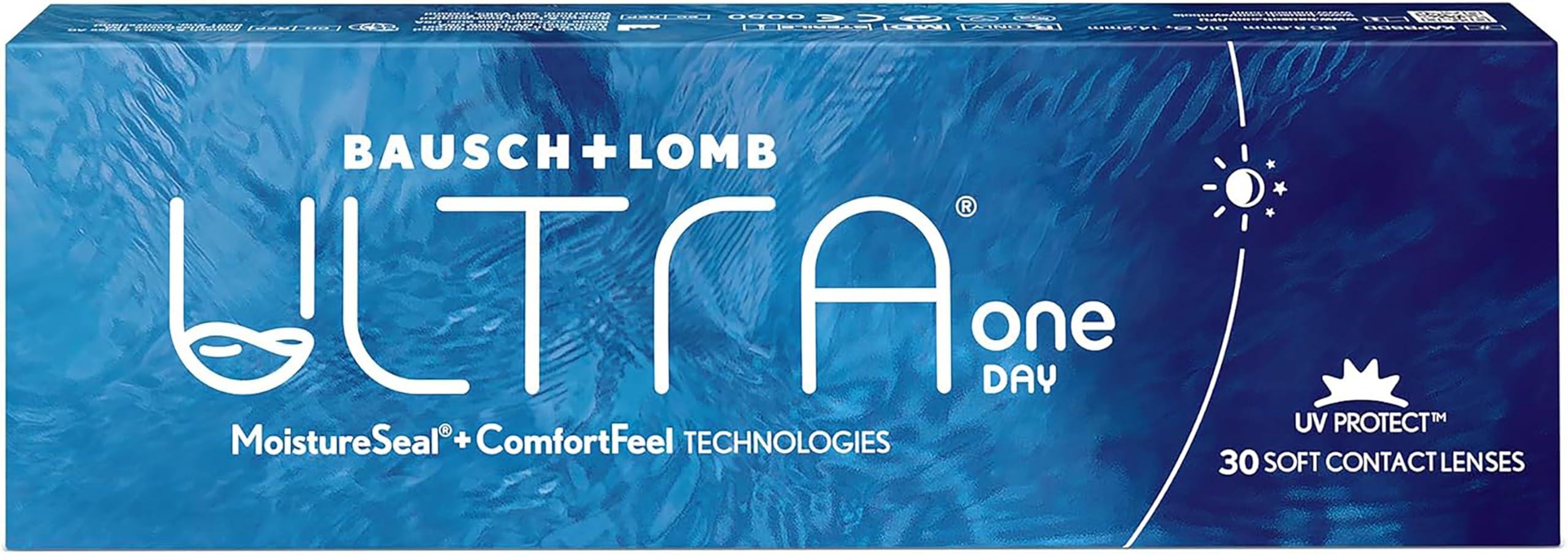 Bausch + Lomb ULTRA ONE DAY Tageslinsen | Bausch + Lomb | Sphärisch | 30 Linsen | BC 8.60 mm | DIA 14.2 | -3.75 Dioptrien