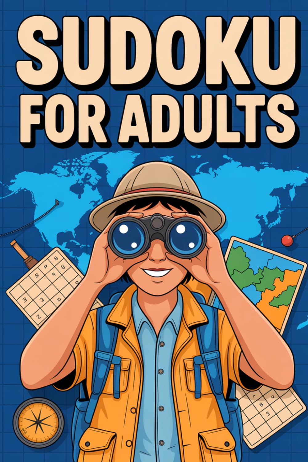 Sudoku for Adults: Portable Activity Companion for Grown-Ups