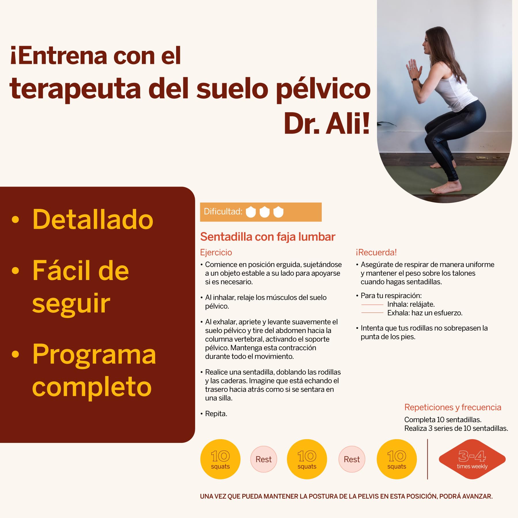 Pixie Set de Fortalecimiento del Core Interno – Pack de 6 Piezas con Guía y Ejercicios para Principiantes y Avanzadas