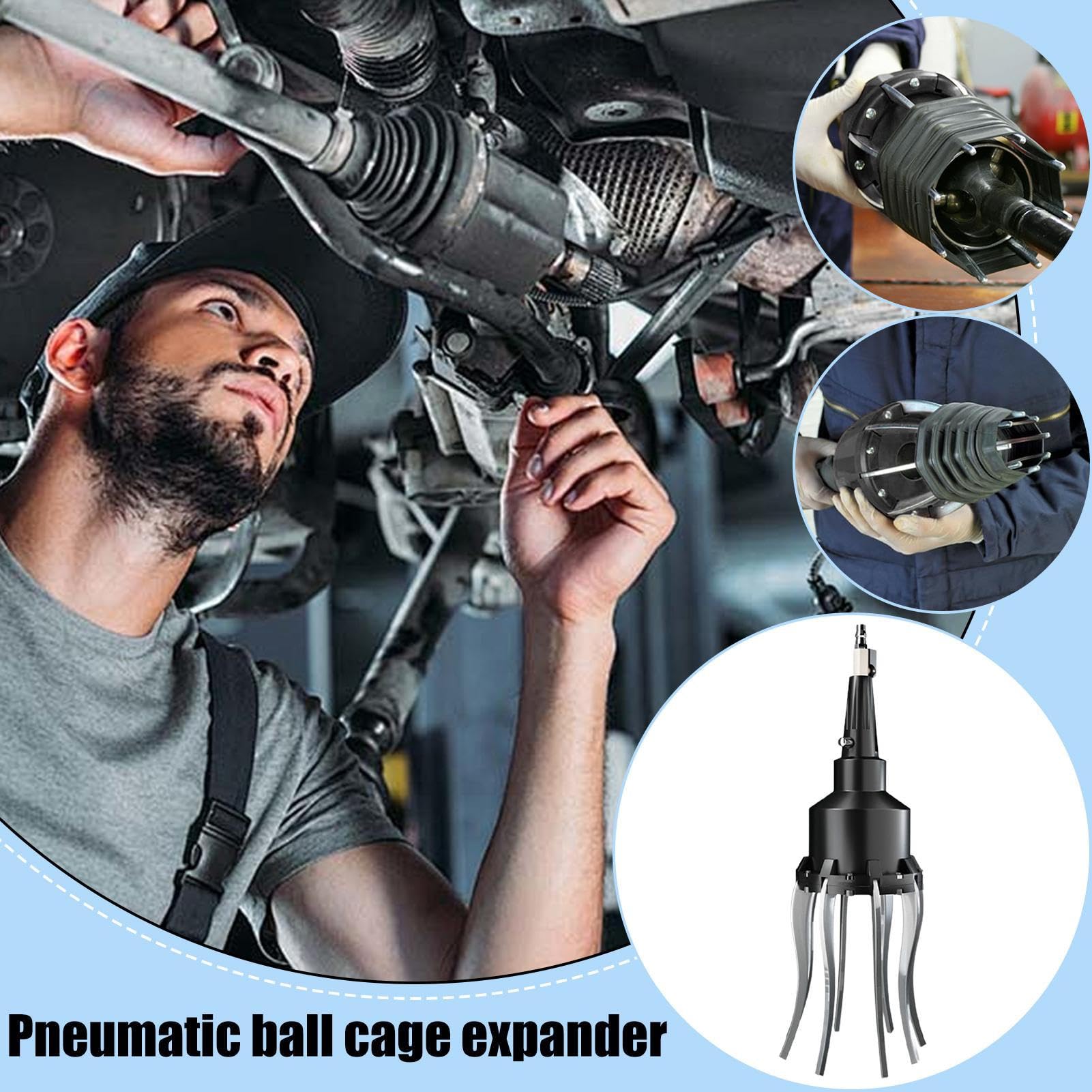 Outil pour Soufflet De Cardan Écarteur Pneumatique Ergonomique Antidérapant
