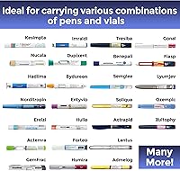 Vista 7 de Funda de refrigeración para insulina, Azul, 1