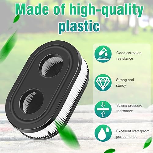 Miniatura 6 de ARyee 593260 798452 Filtro de aire para cortacésped, filtros de repuesto para filtro de aire para 4247 5432 5432K 09P00 09P702 550E 500EX 550EX 625