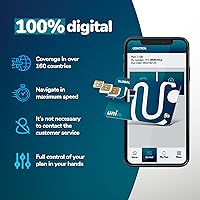 Vista 2 de UNIGLOBAL - Tarjeta SIM de viaje internacional - Planes a partir de $29.90, tarjetas SIM 3 en 1 para teléfonos celulares, datos 5G-4G LTE