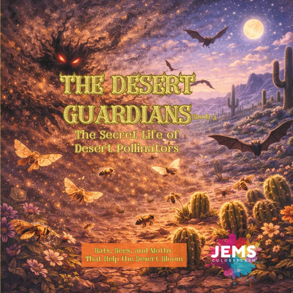 The Desert Guardians: The Secret Life of Desert Pollinators: Bats, Bees, and Moths That Help the Desert Bloom: 3