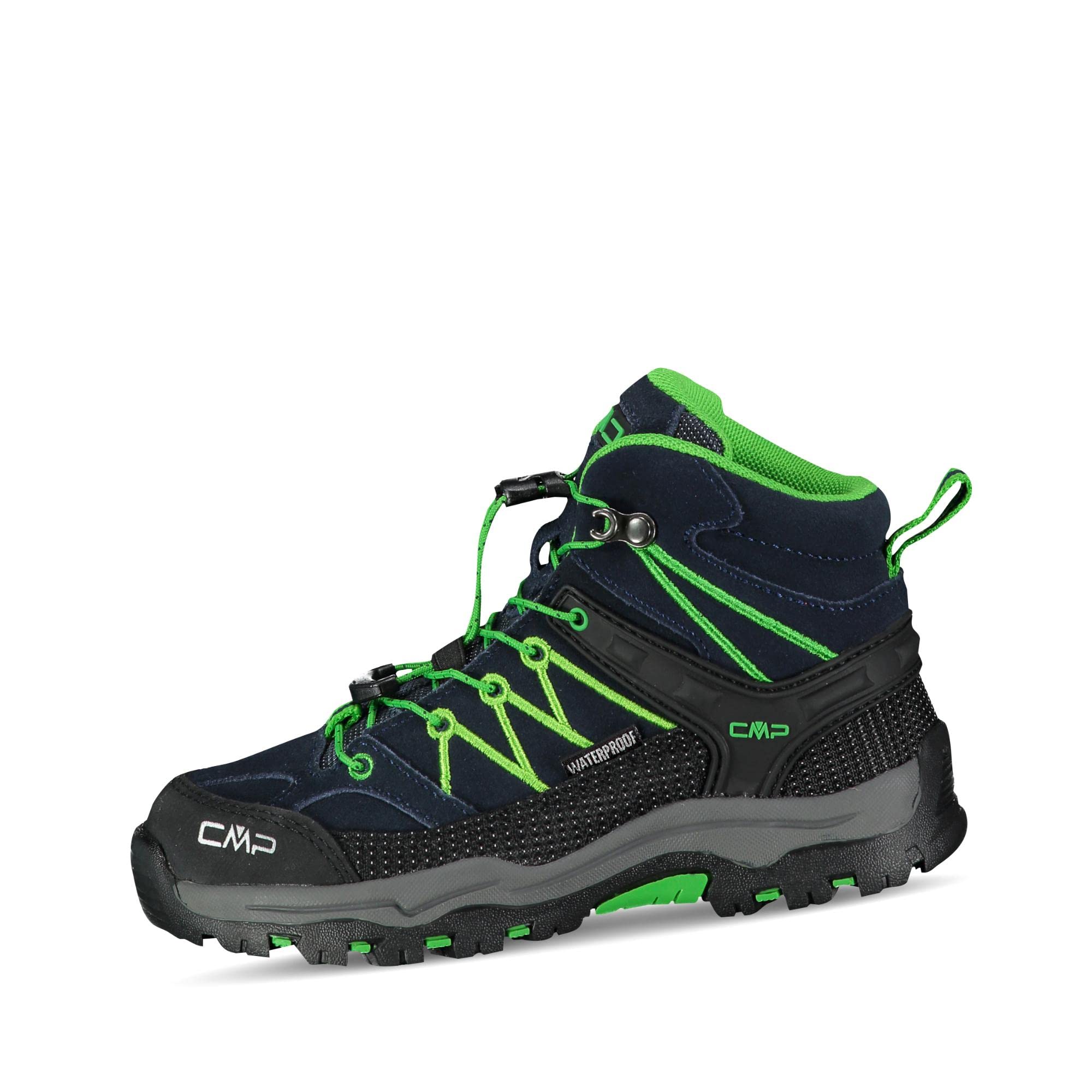 CMP Unisex Children's Rigel Mid Trekking Shoes WpTrekking Shoes, B Blue Gecko, 11 UK