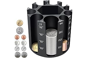 Coin Sorter Piggy Bank | 2-in-1 Coin Holder and Pen Holder
